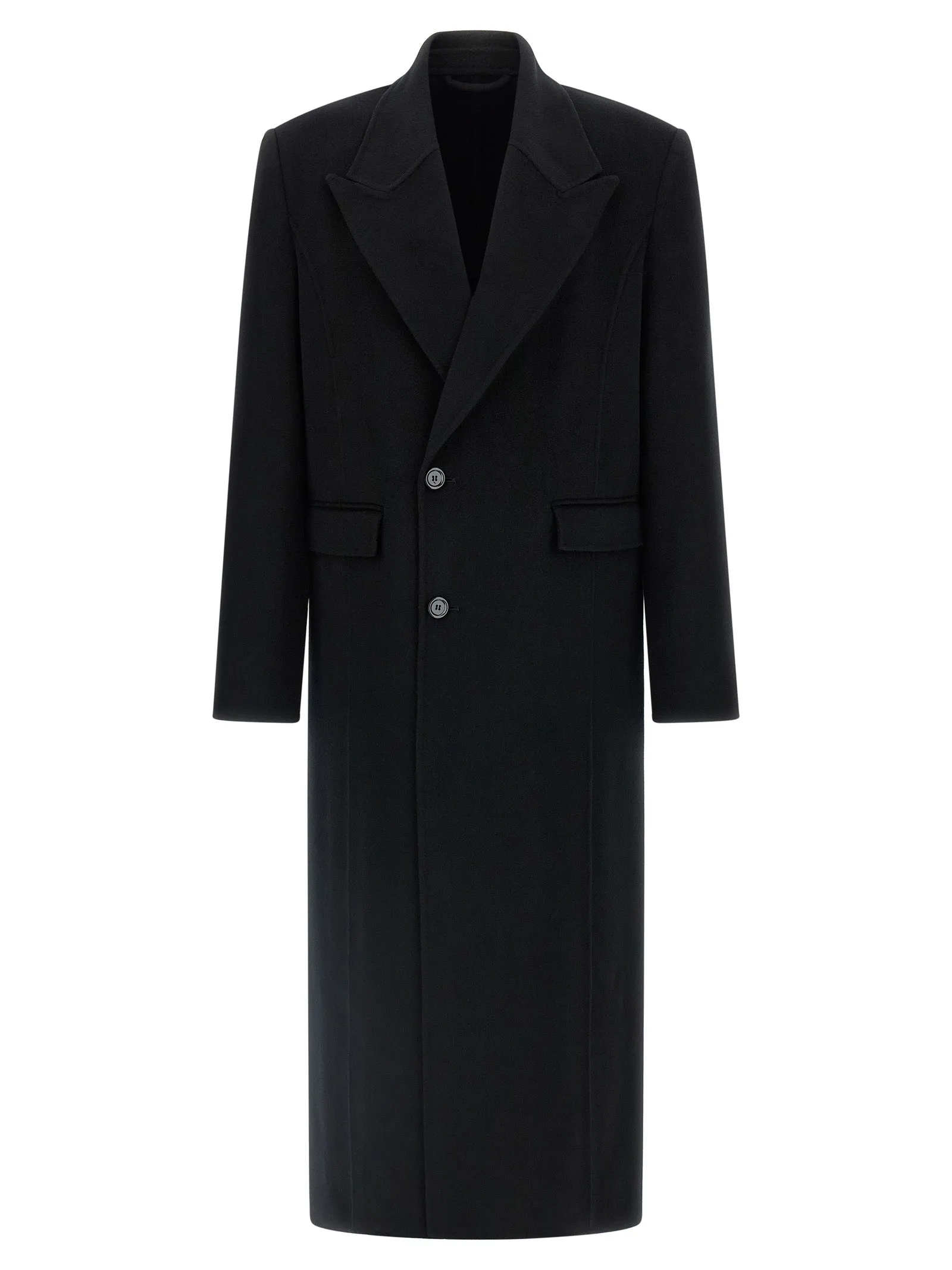 Tetsu Coats And Trench Coats Black sold by Wanan Luxury