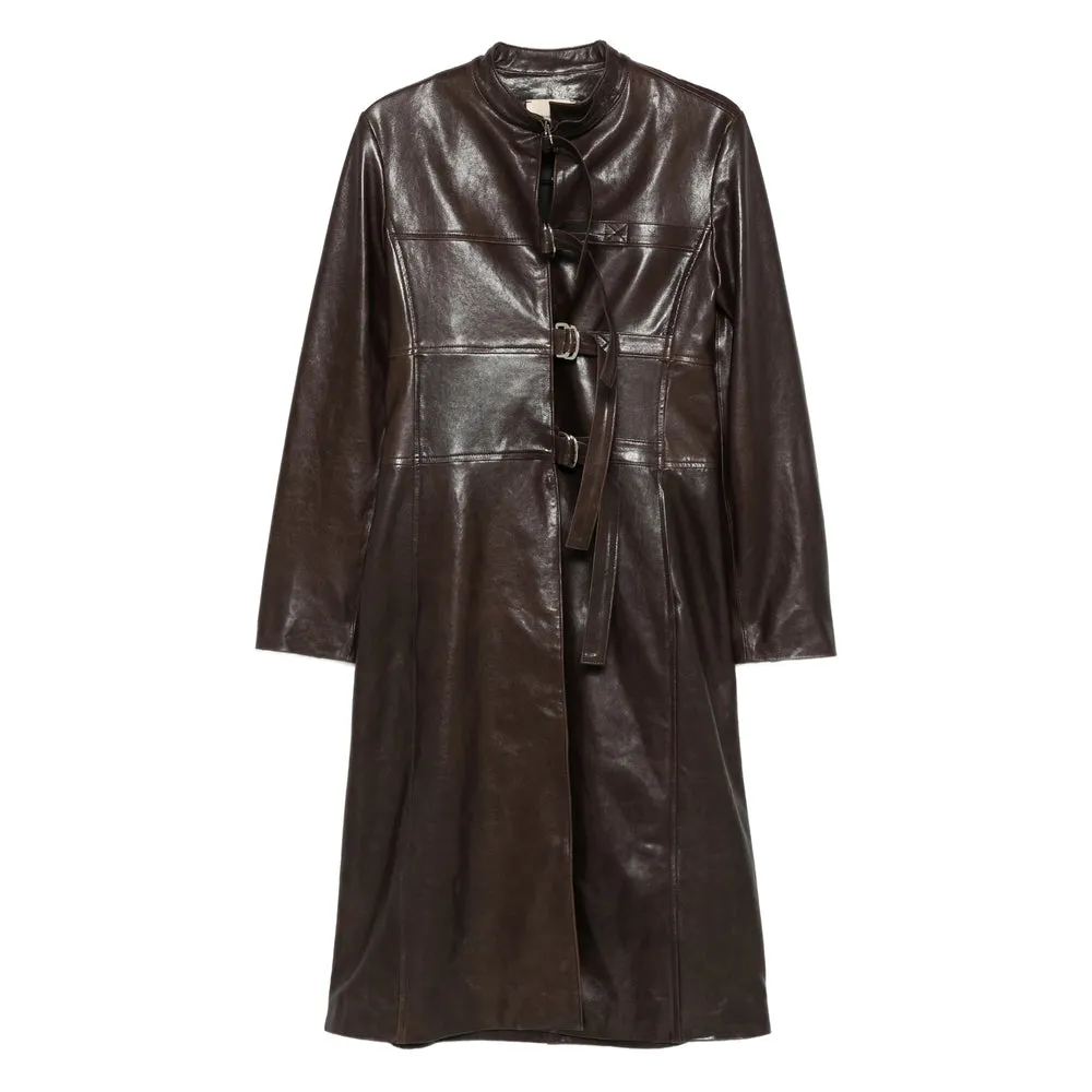 Leather Outerwears Brown sold by Wanan Luxury