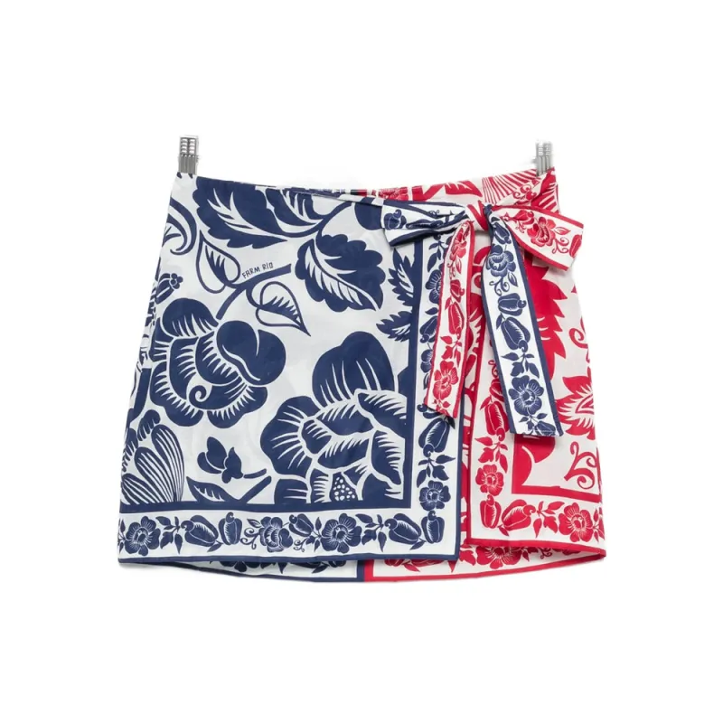 Skirts Blue, Red sold by Wanan Luxury