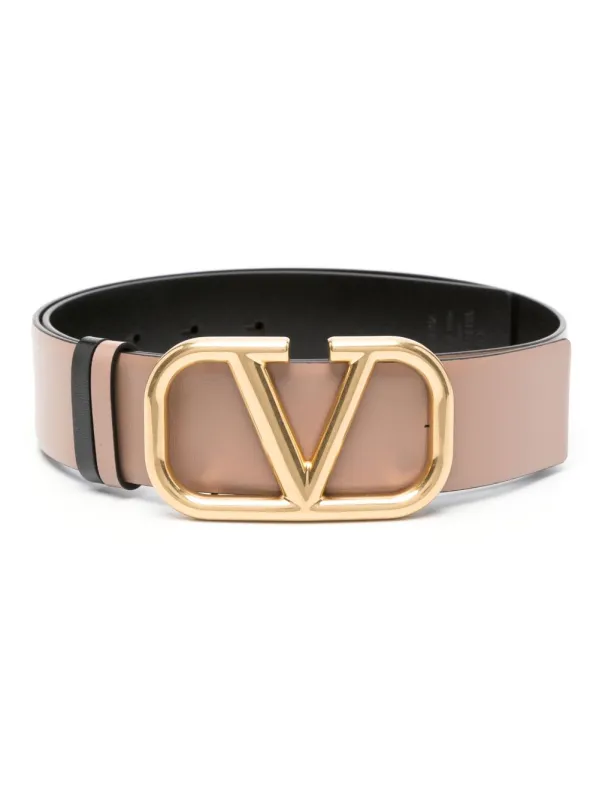 Leather Reversible Vlogo Belt sold by Wanan Luxury