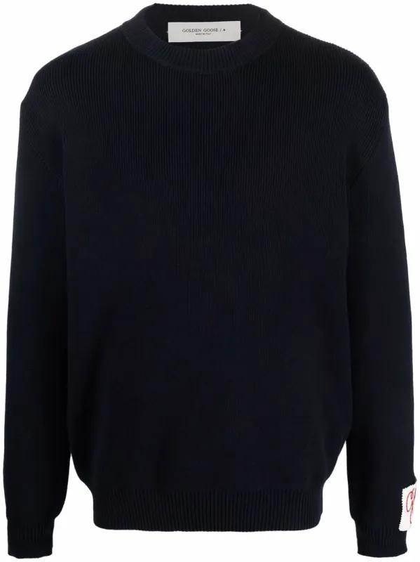 Knitted Cotton Pullover With Logo sold by Wanan Luxury