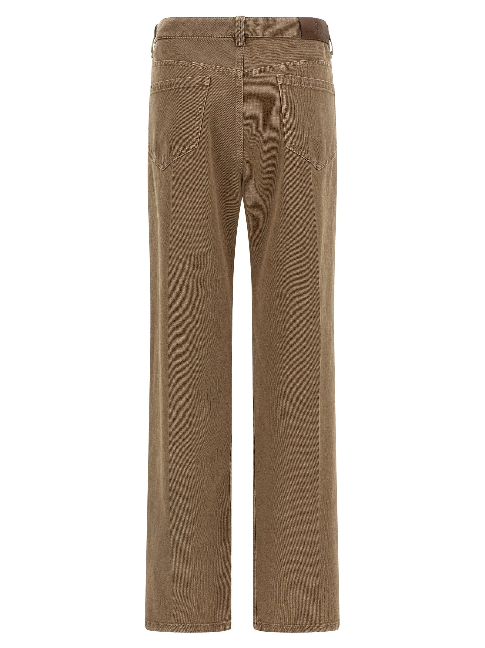 Denim Pants Beige sold by Wanan Luxury product image thumbnail 2