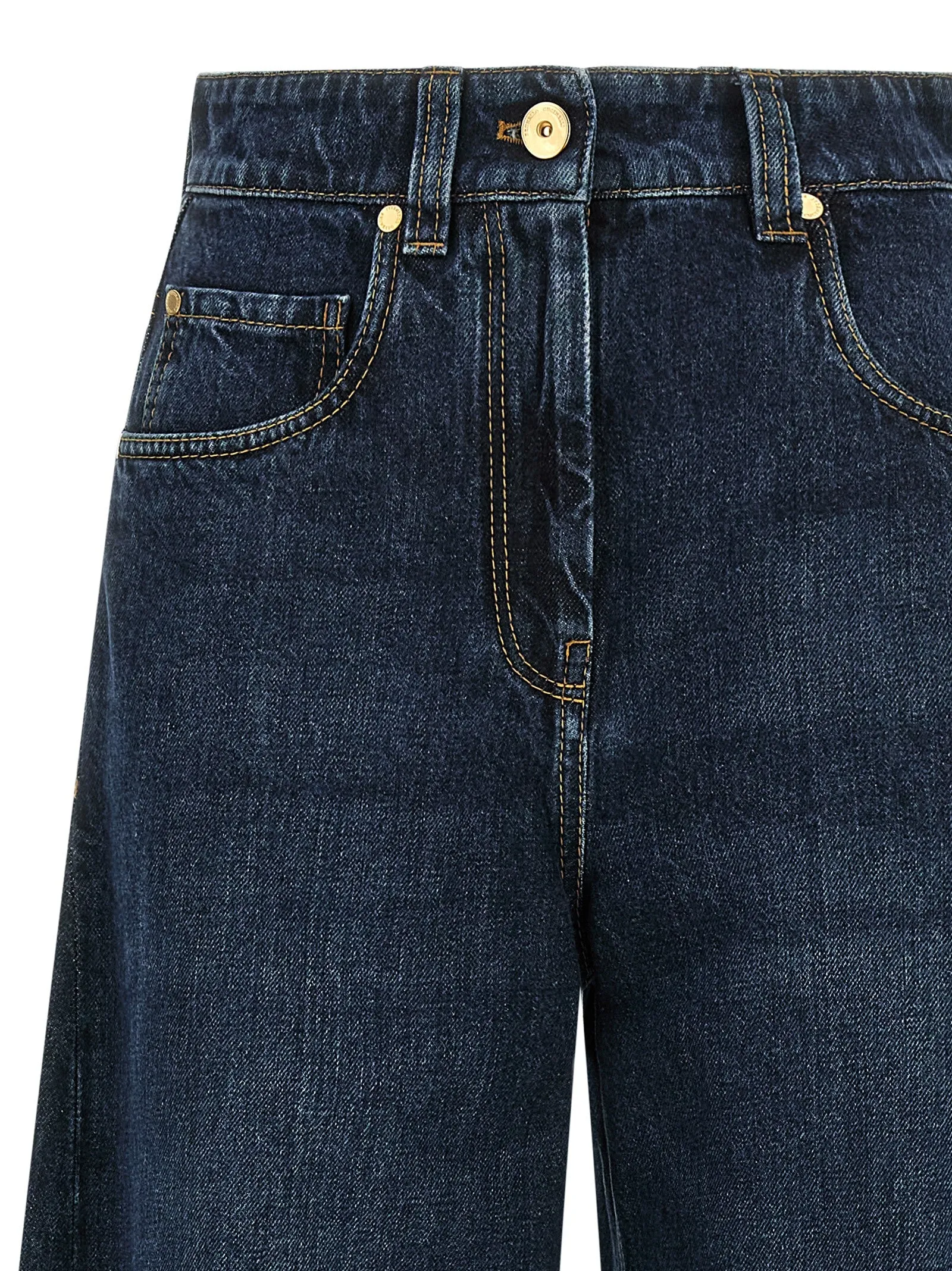 Wide Barrel Full Lenght Jeans Blue sold by Wanan Luxury product image thumbnail 3