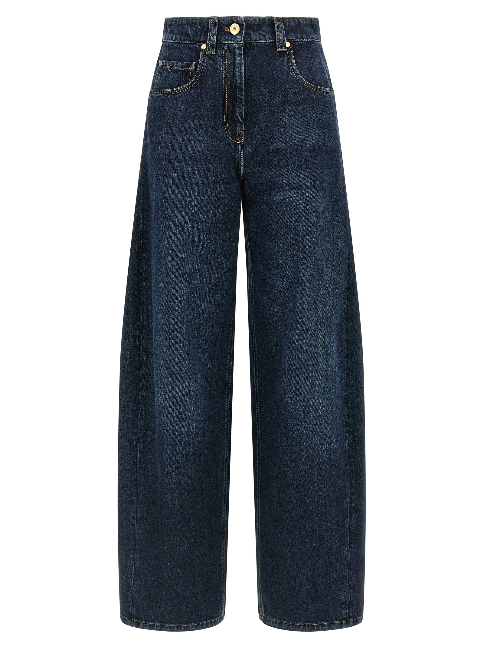Wide Barrel Full Lenght Jeans Blue sold by Wanan Luxury
