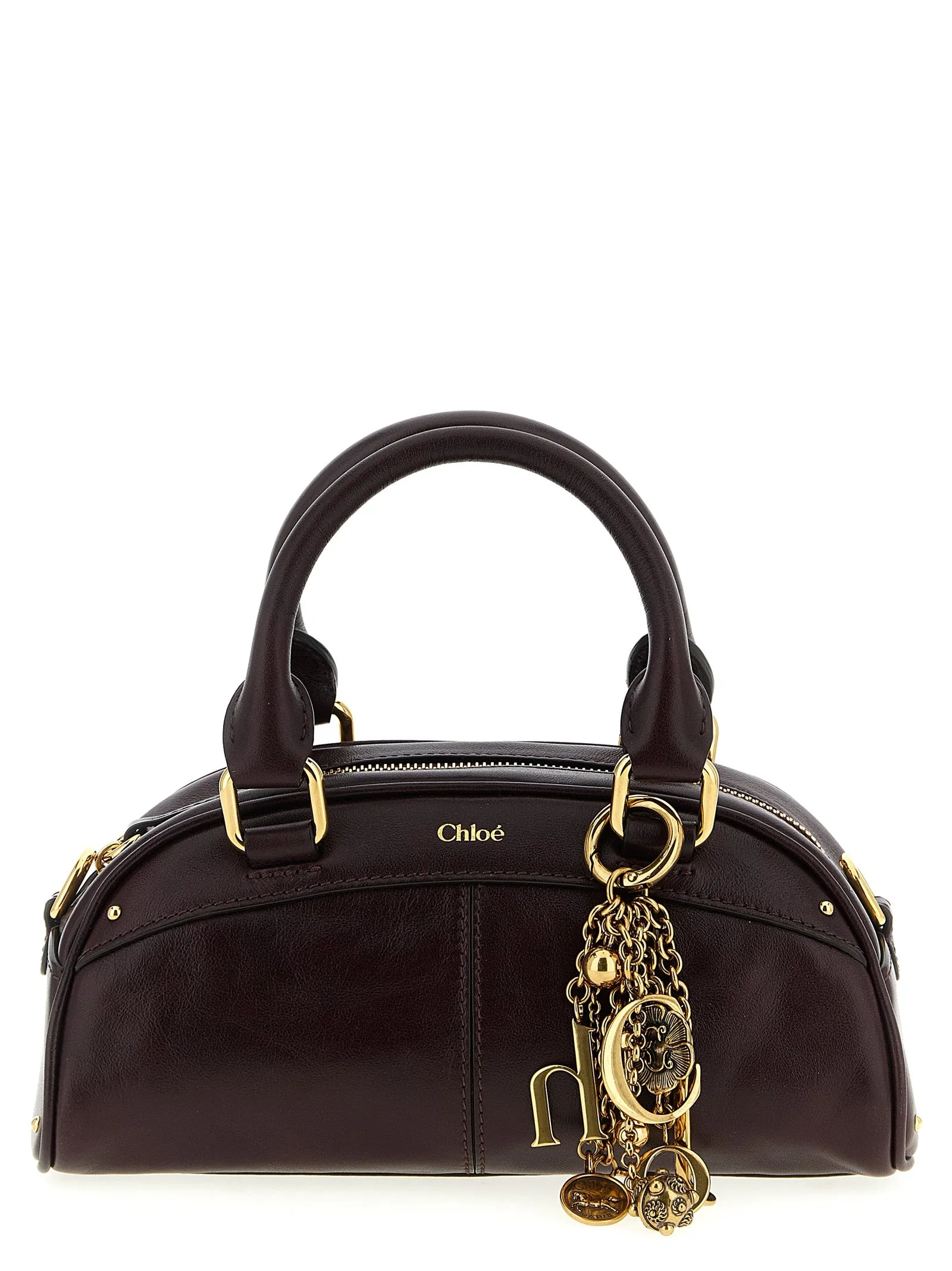 Bowling Piccola Hand Bags Bordeaux sold by Wanan Luxury