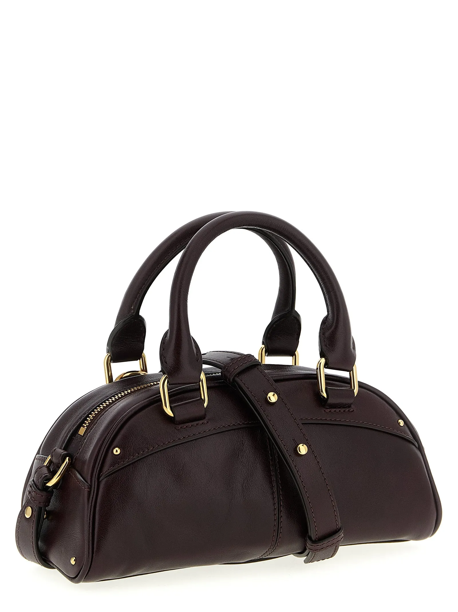 Bowling Piccola Hand Bags Bordeaux sold by Wanan Luxury product image thumbnail 2
