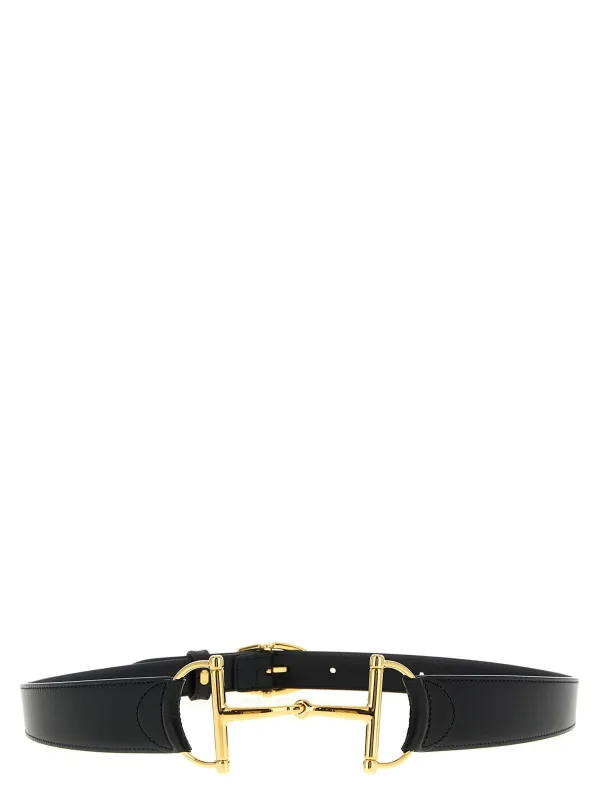 Horsebit Belt Belts Black sold by Wanan Luxury