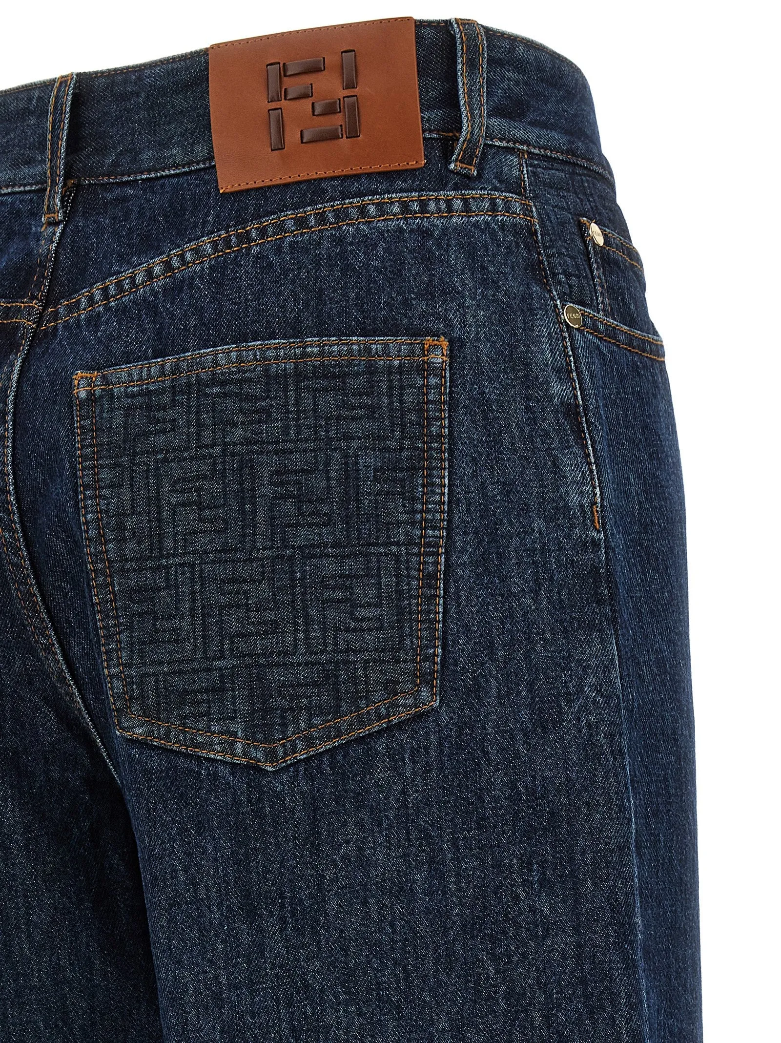 Ff Jeans Blue sold by Wanan Luxury product image thumbnail 4
