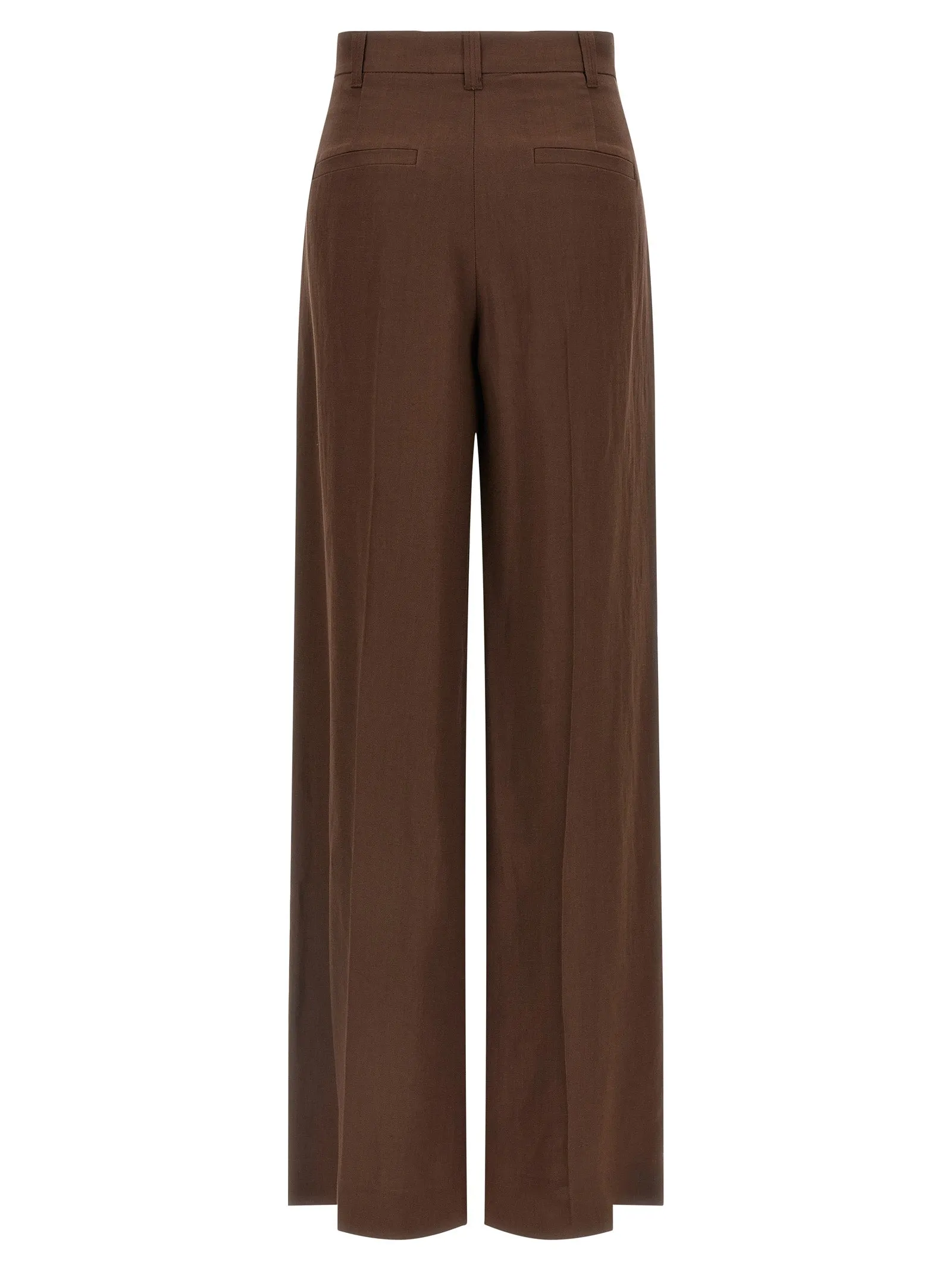 Linen Trousers Pants Brown sold by Wanan Luxury product image thumbnail 2