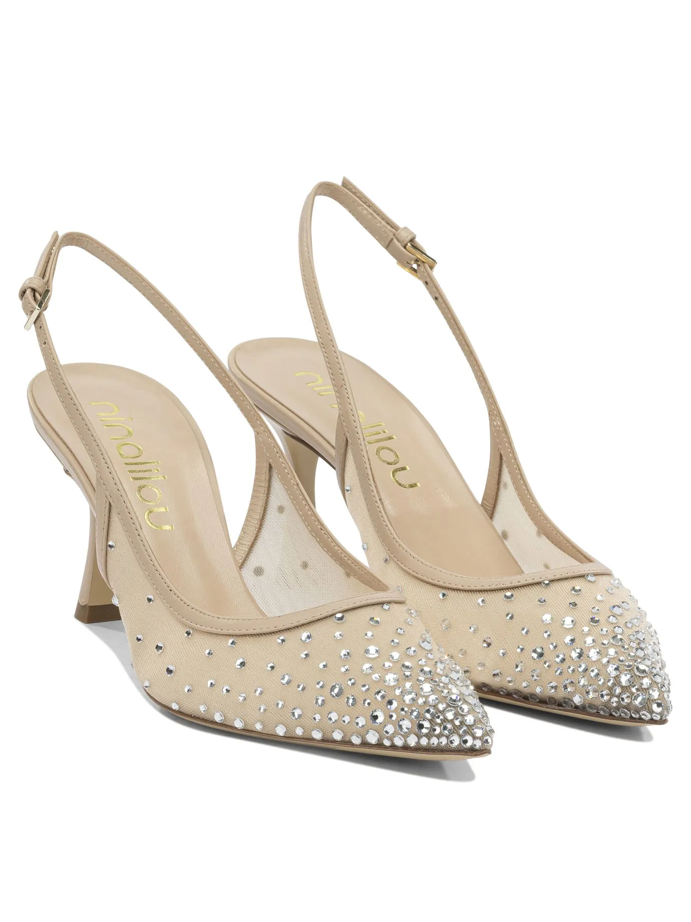 Heeled Shoes Beige sold by Wanan Luxury product image thumbnail 2
