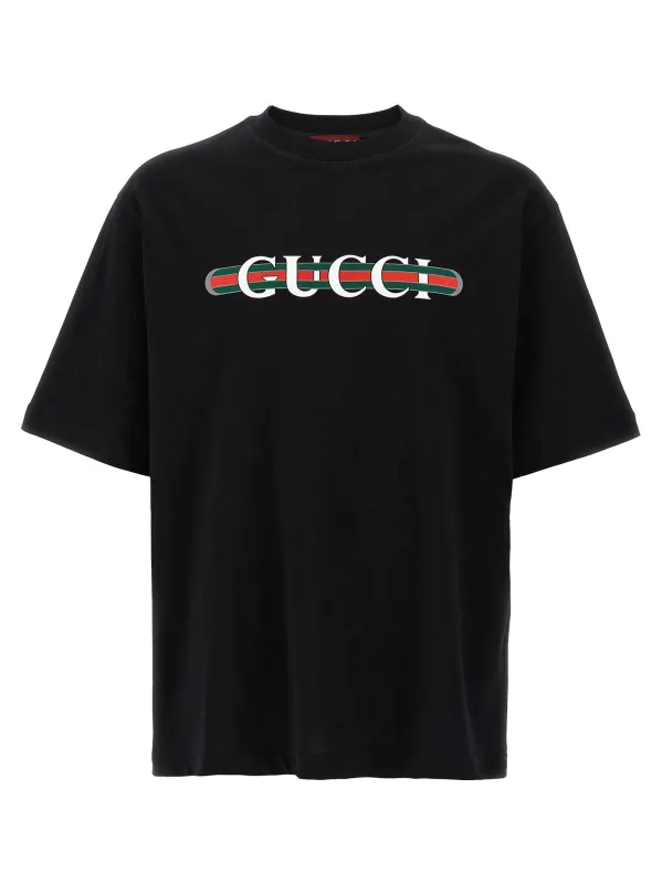 Gucci Web T-Shirt Black sold by Wanan Luxury