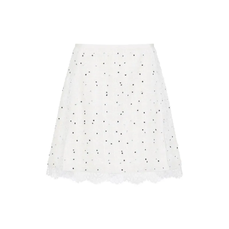Mini Skirts White sold by Wanan Luxury
