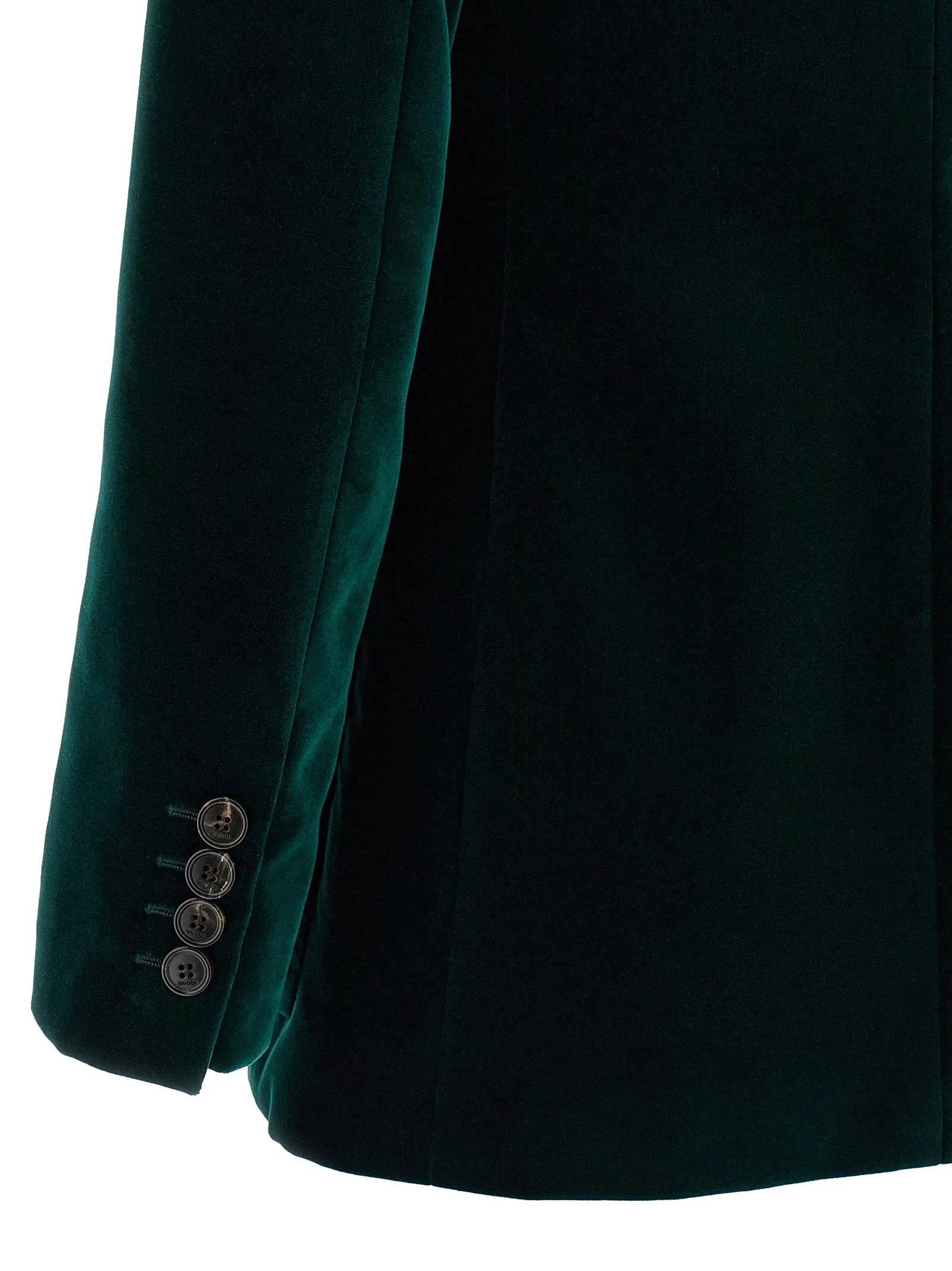 Velvet Blazer Blazers Green sold by Wanan Luxury product image thumbnail 4
