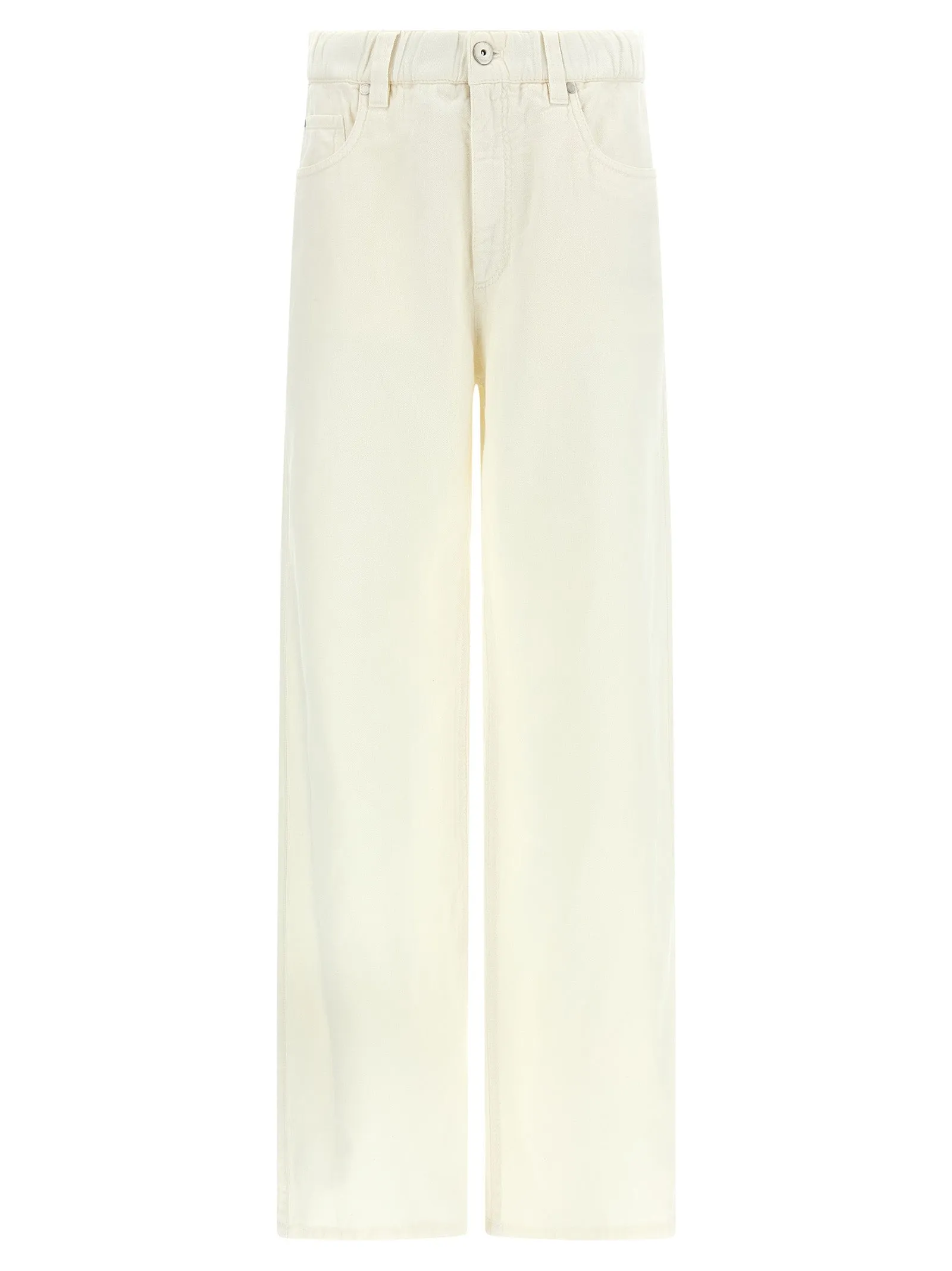 Cotton Trousers Pants Beige sold by Wanan Luxury