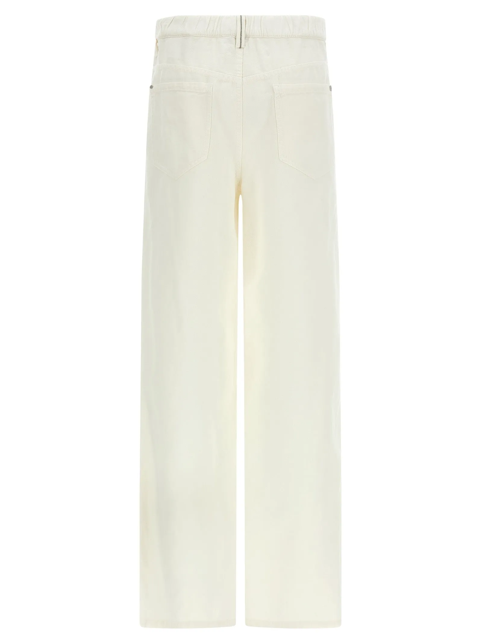Cotton Trousers Pants Beige sold by Wanan Luxury product image thumbnail 2