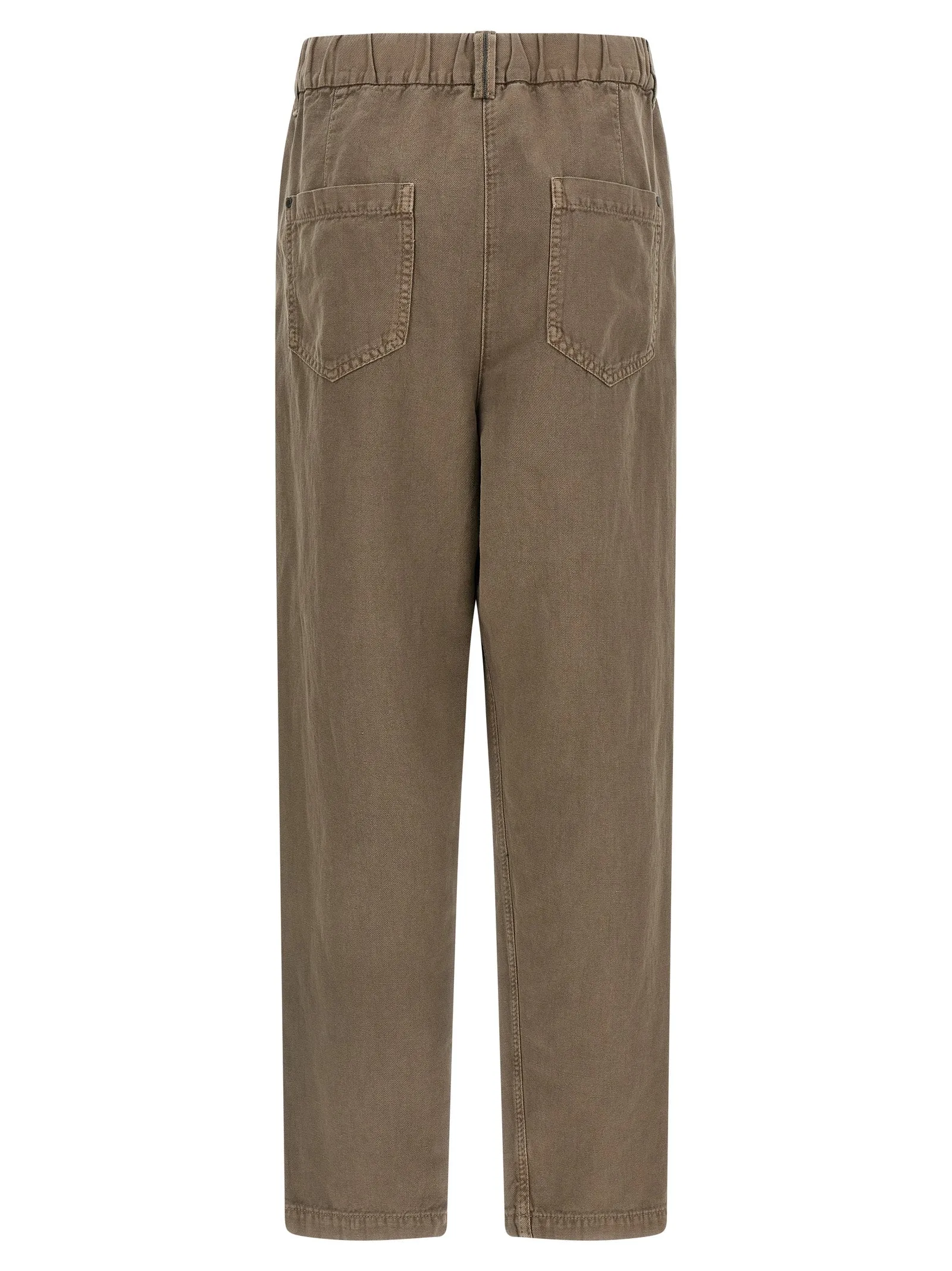 Cotton Trousers Pants Brown sold by Wanan Luxury product image thumbnail 2