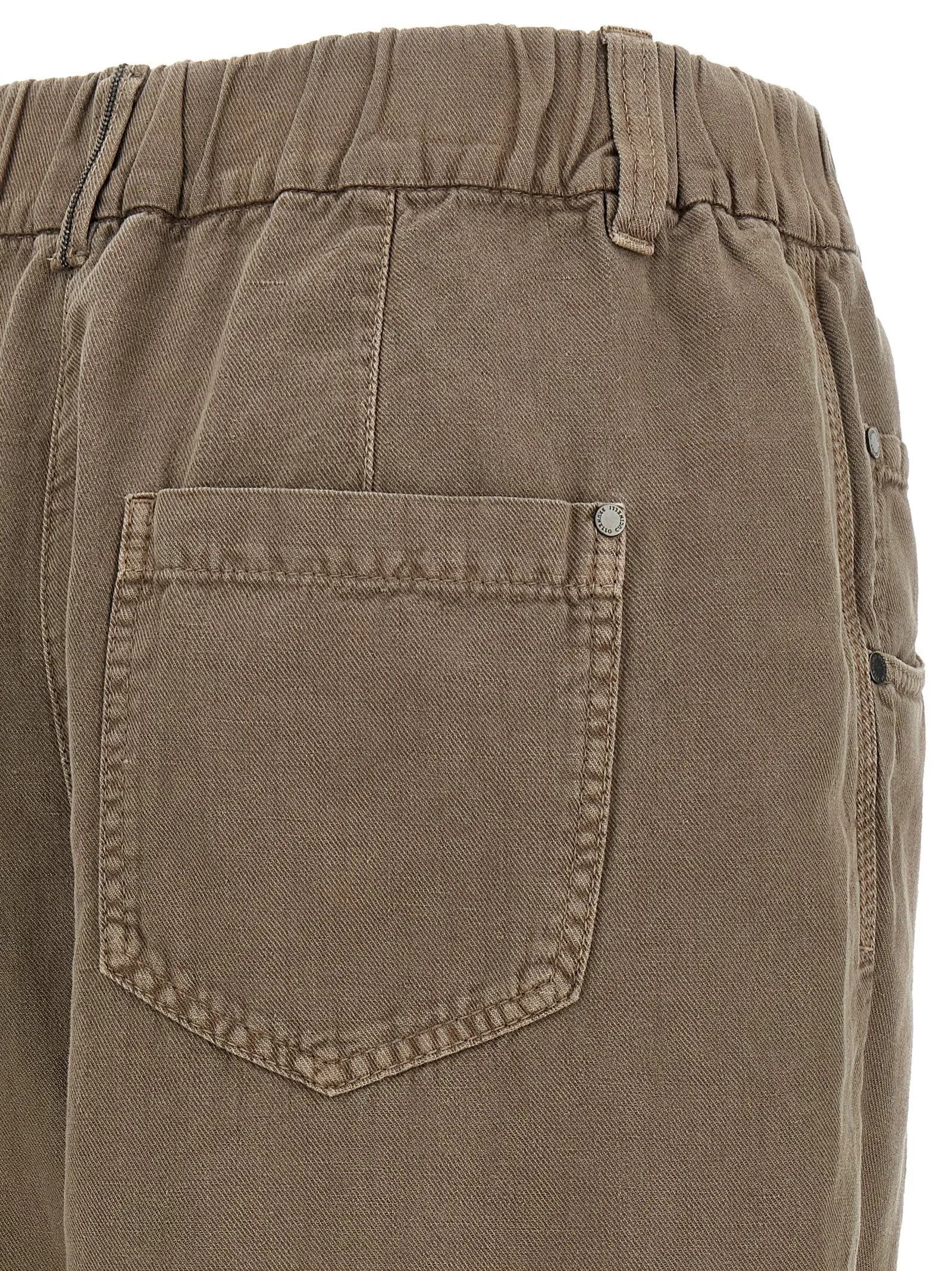 Cotton Trousers Pants Brown sold by Wanan Luxury product image thumbnail 4