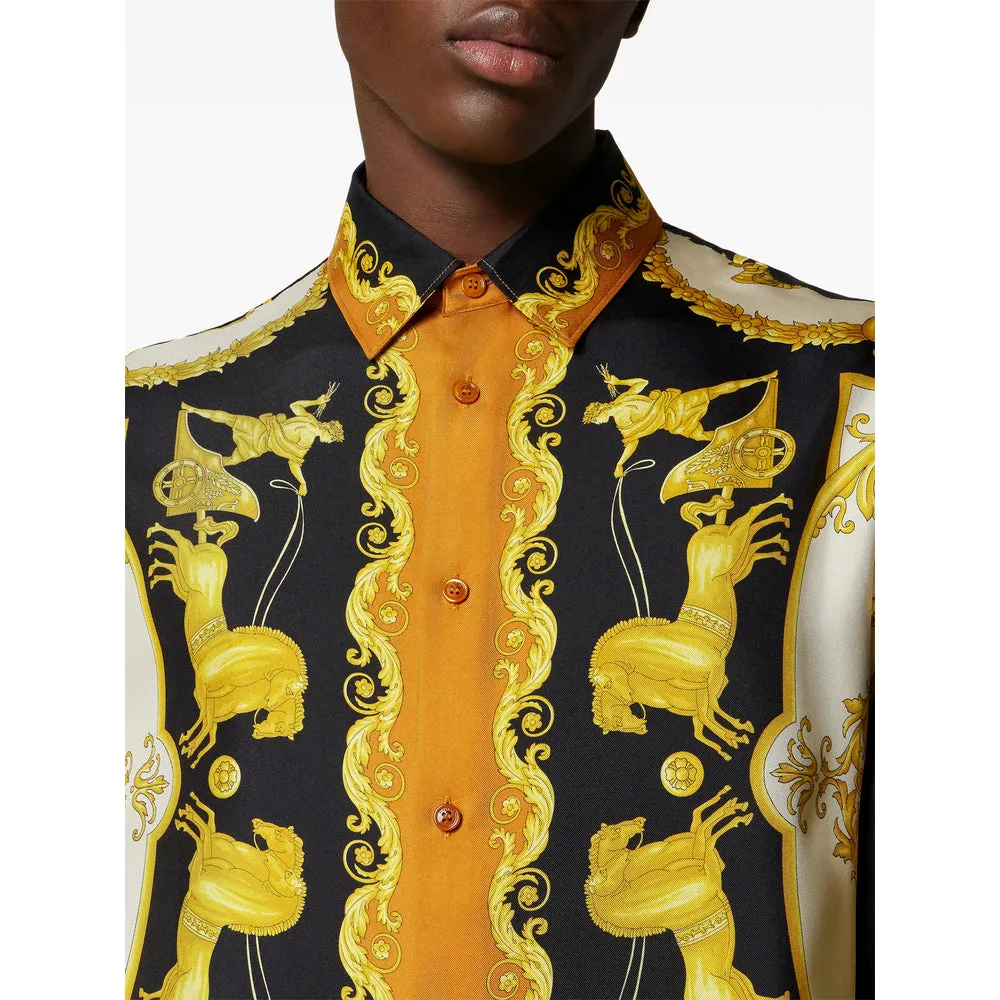 Shirts Black, Gold sold by Wanan Luxury product image thumbnail 5
