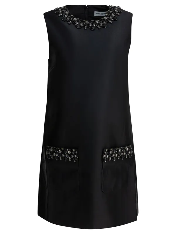 Embellished Sheath Dress Dresses Black sold by Wanan Luxury