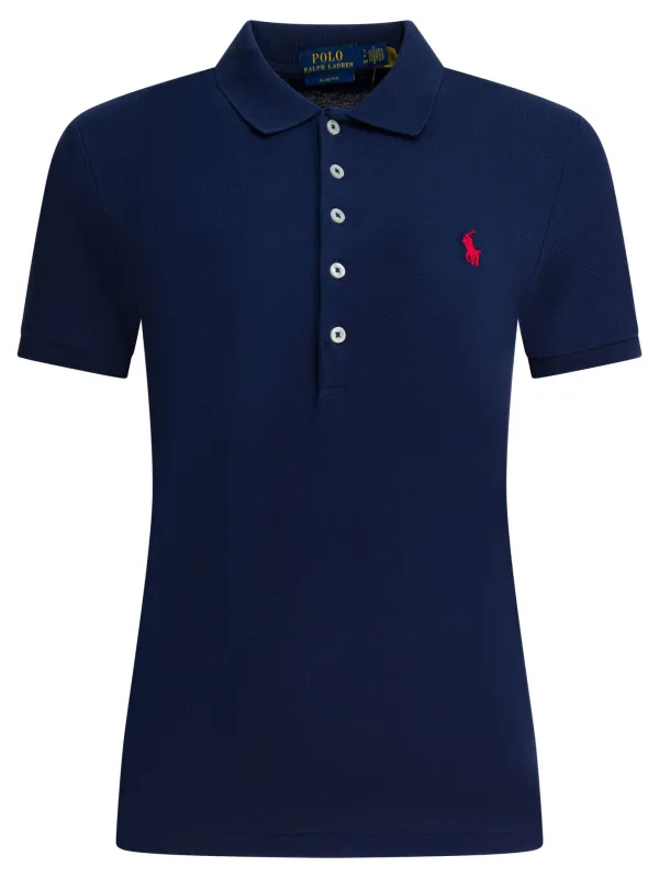 Cotton Polo Shirt With Pony Polo Shirts Blue sold by Wanan Luxury
