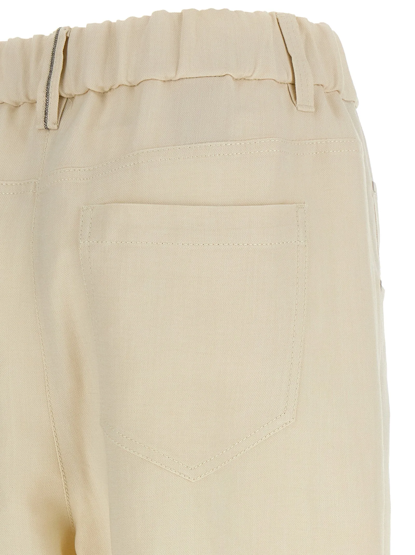 Linen Trousers Pants White sold by Wanan Luxury product image thumbnail 4