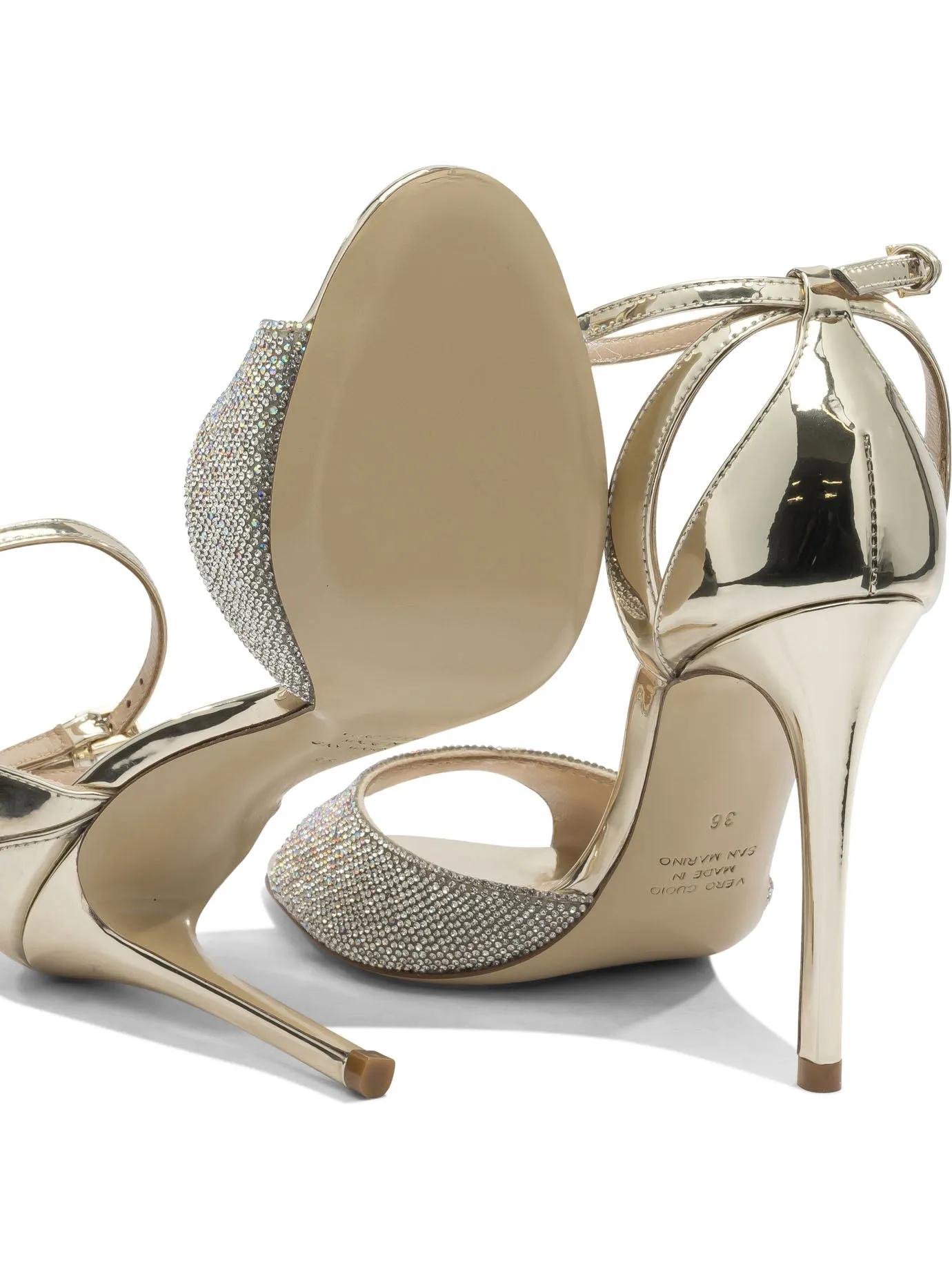 Heeled Shoes Gold sold by Wanan Luxury product image thumbnail 5