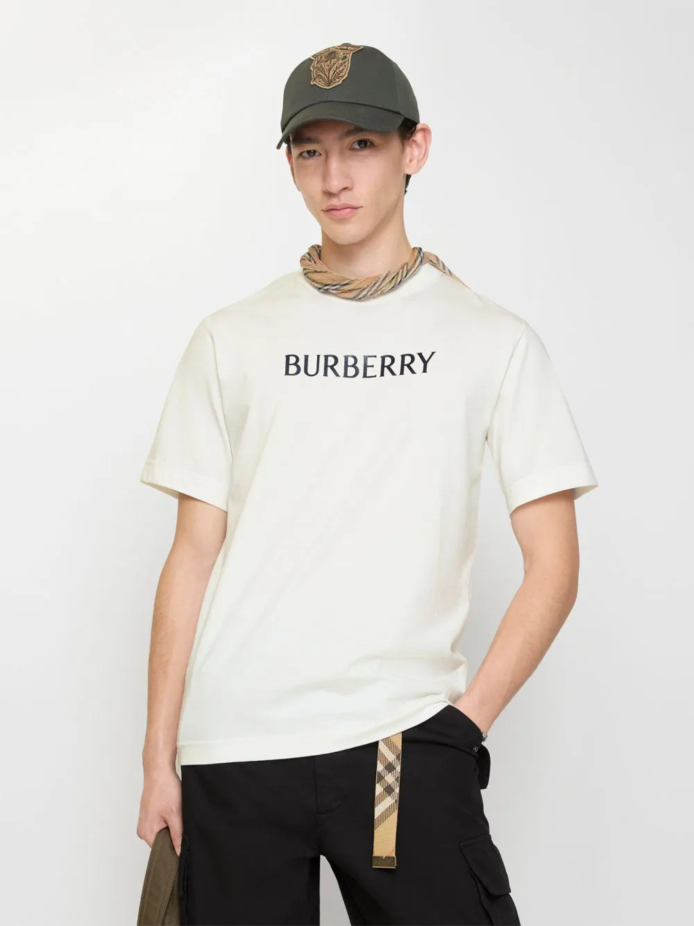 Logo Print Cotton T-Shirt sold by Wanan Luxury product image thumbnail 2