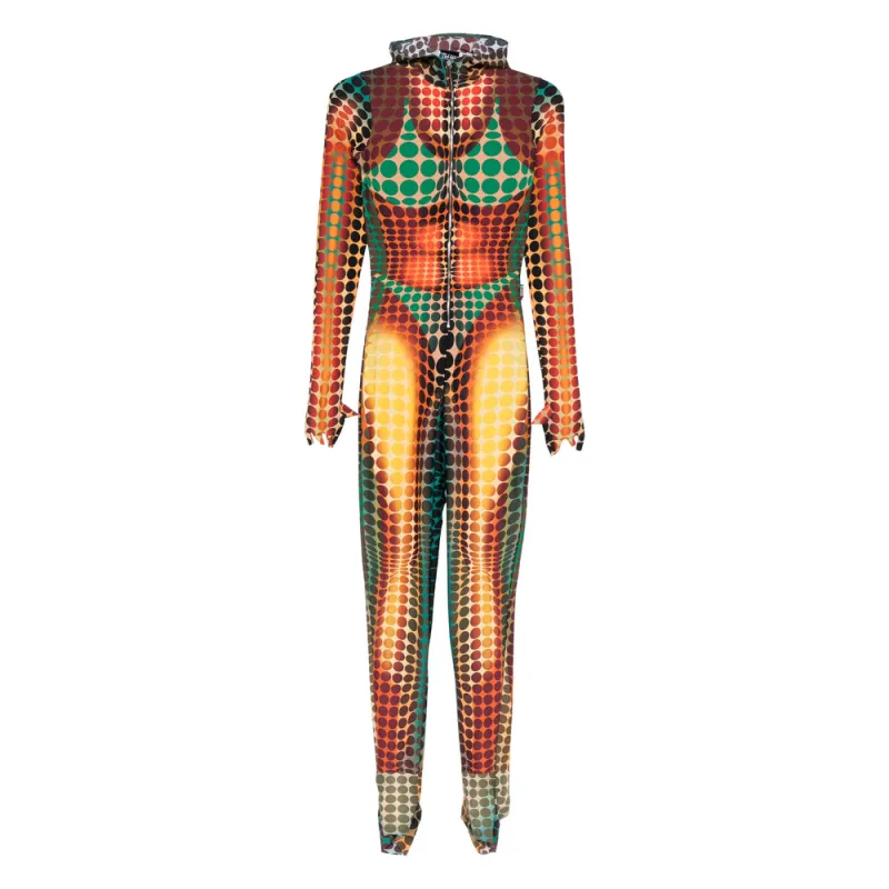 Jumpsuits Orange/Green sold by Wanan Luxury