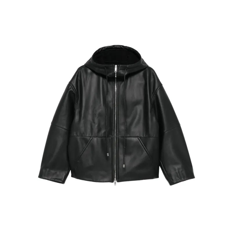 Leather Outerwears Black sold by Wanan Luxury