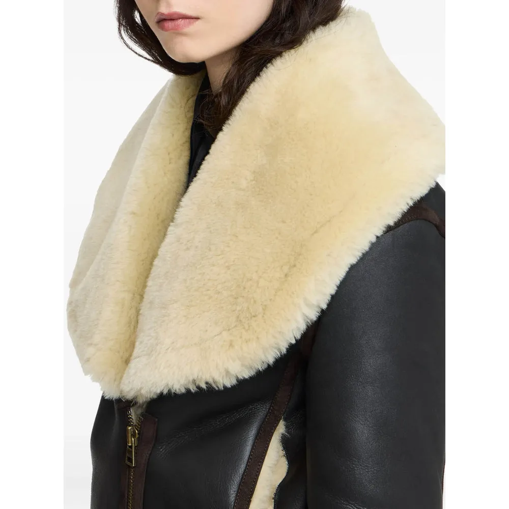 Leather Outerwears Brown, Neutral sold by Wanan Luxury product image thumbnail 3