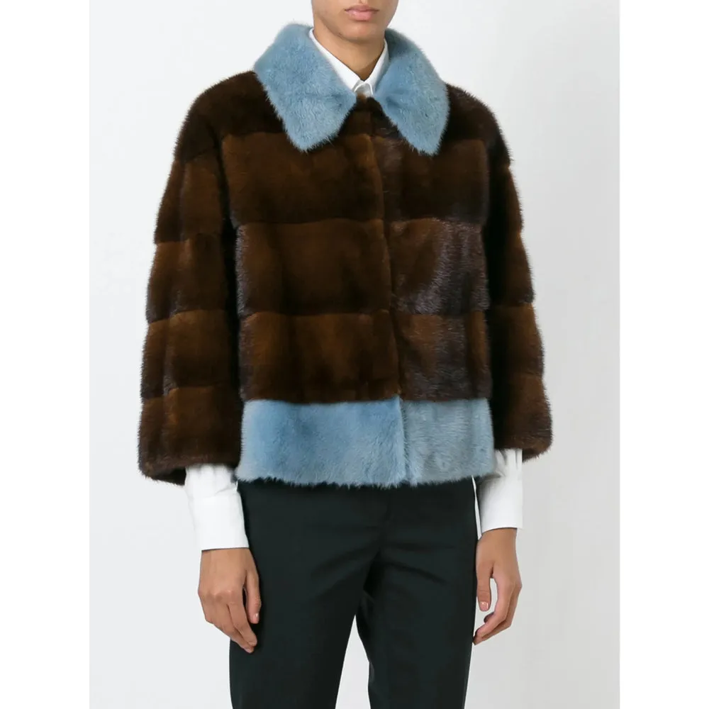 Leather Outerwears Brown sold by Wanan Luxury product image thumbnail 3