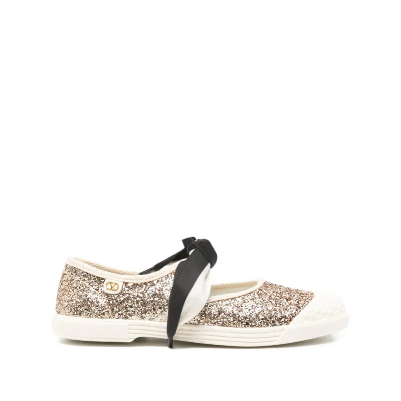 Sneakers Gold, Neutral sold by Wanan Luxury