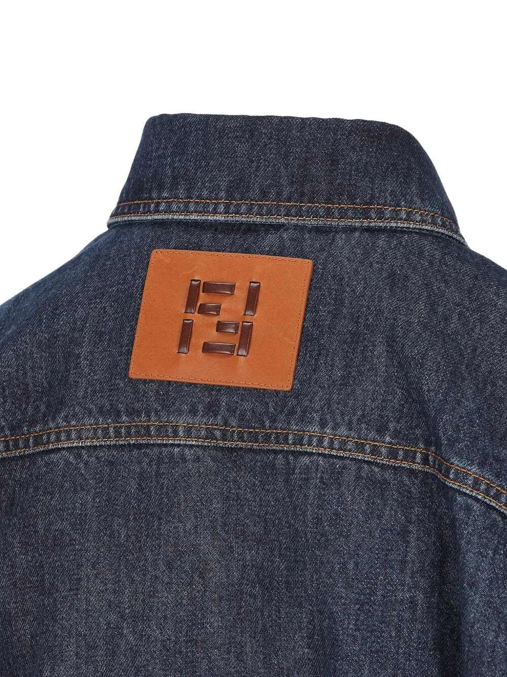 Go-To Denim Shirt Jacket With Quilted Ff Motif sold by Wanan Luxury product image thumbnail 3