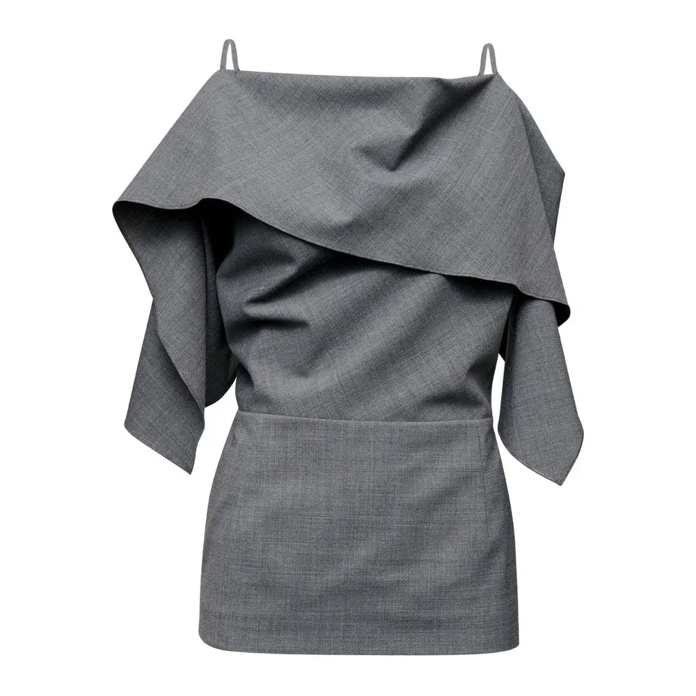 Tops Gray sold by Wanan Luxury