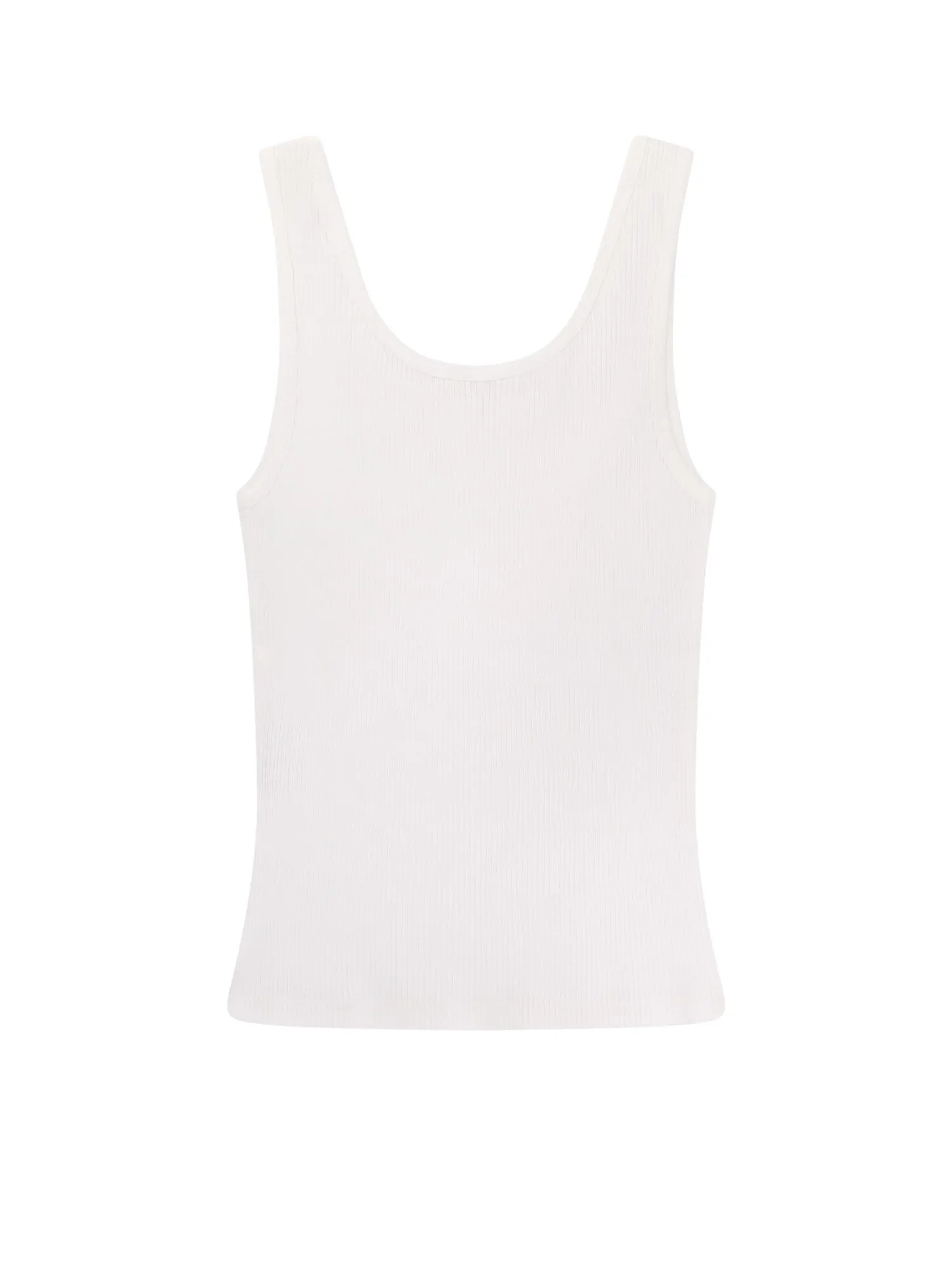 Ribbed Cotton Tank Top sold by Wanan Luxury product image thumbnail 2