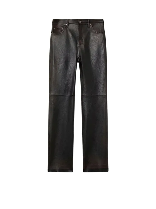 Peg Leather Trousers made by Golden Goose