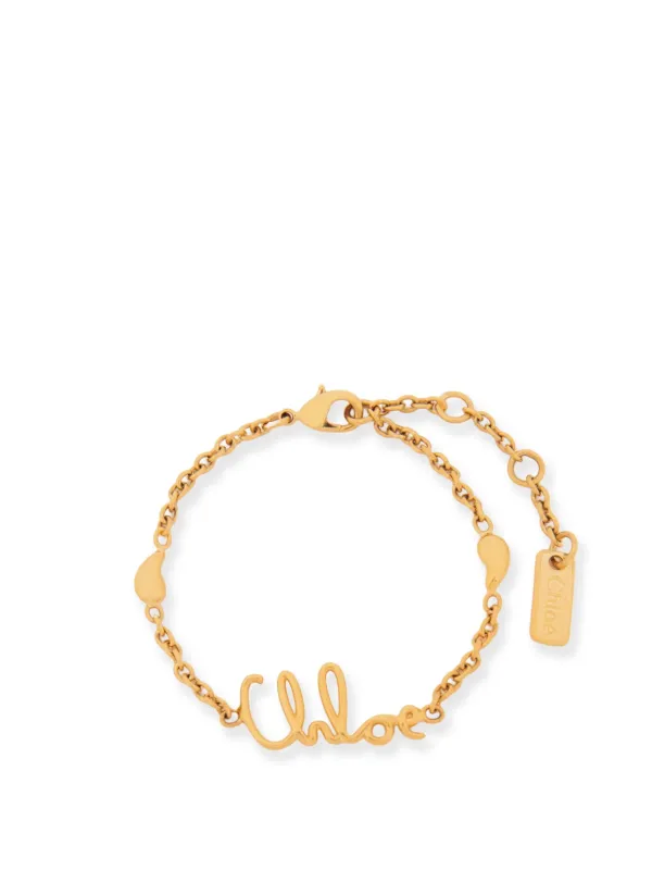 Chloé Iconic Brass Bracelet sold by Wanan Luxury