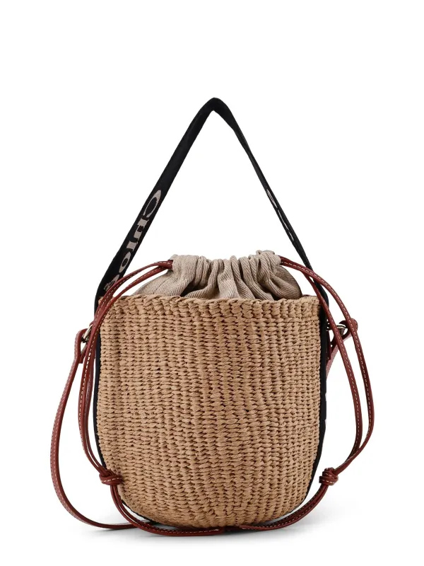Woody Raffia Bucket Bag sold by Wanan Luxury
