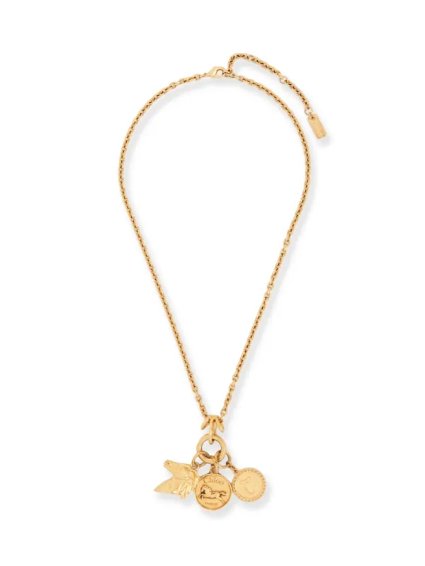 Brass Necklace With Charms sold by Wanan Luxury