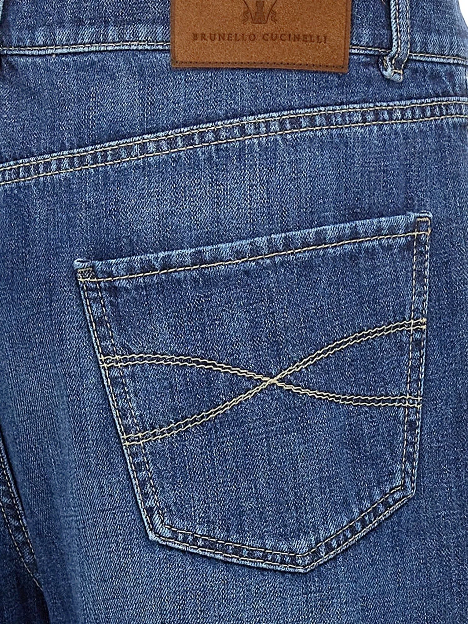 Leisure Fit Cotton Jeans sold by Wanan Luxury product image thumbnail 3