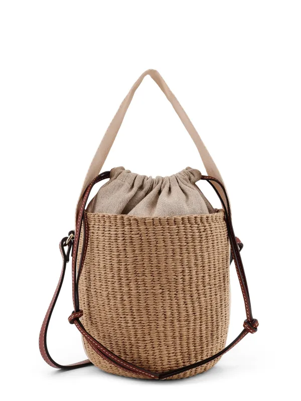 Woody Raffia Bucket Bag sold by Wanan Luxury