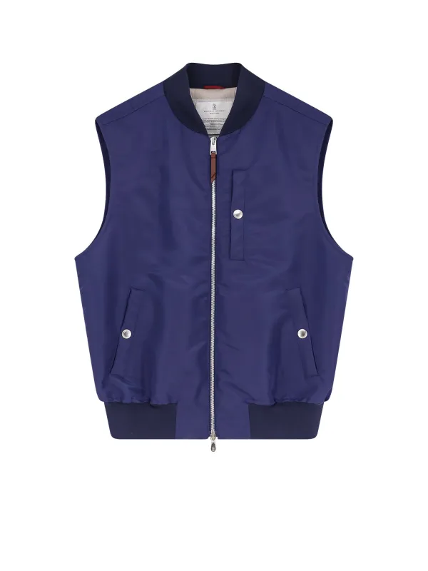 Water-Repellent Nylon Sleeveless Jacket sold by Wanan Luxury