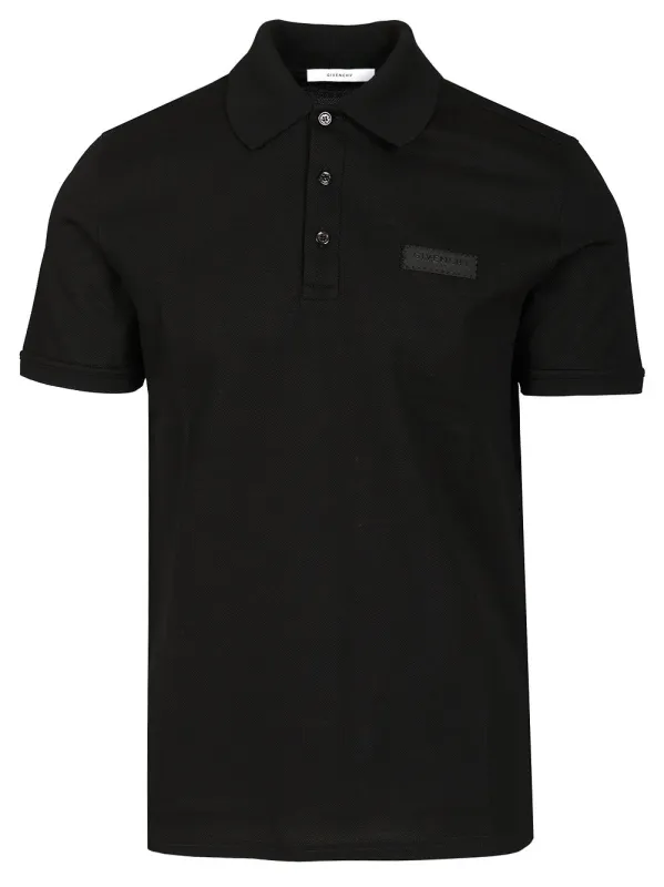 Regular Fit Short-Sleeved Polo Shirt Black sold by Wanan Luxury
