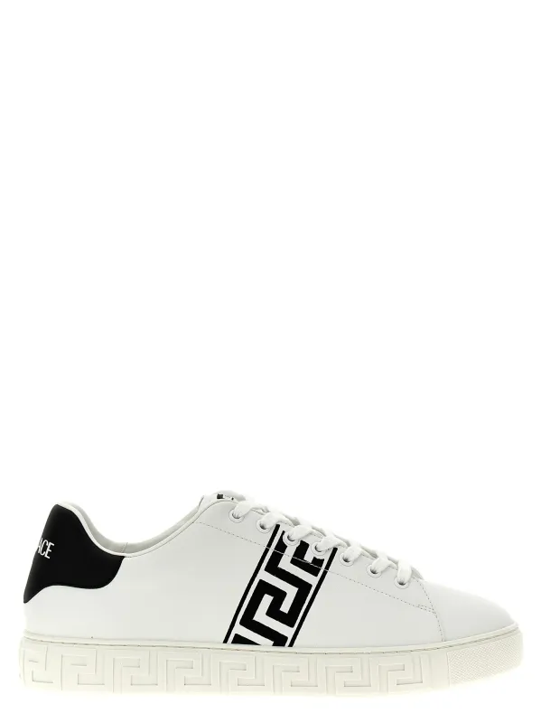 Greca Sneakers White/Black made by Versace