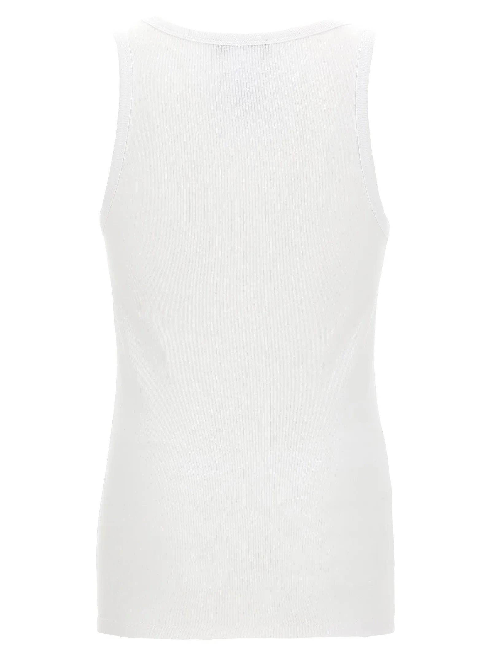 Logo Embroidery Tank Top Tops White sold by Wanan Luxury product image thumbnail 2