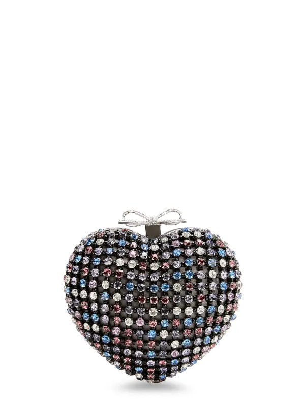Crystal Heart Clutch Bag sold by Wanan Luxury