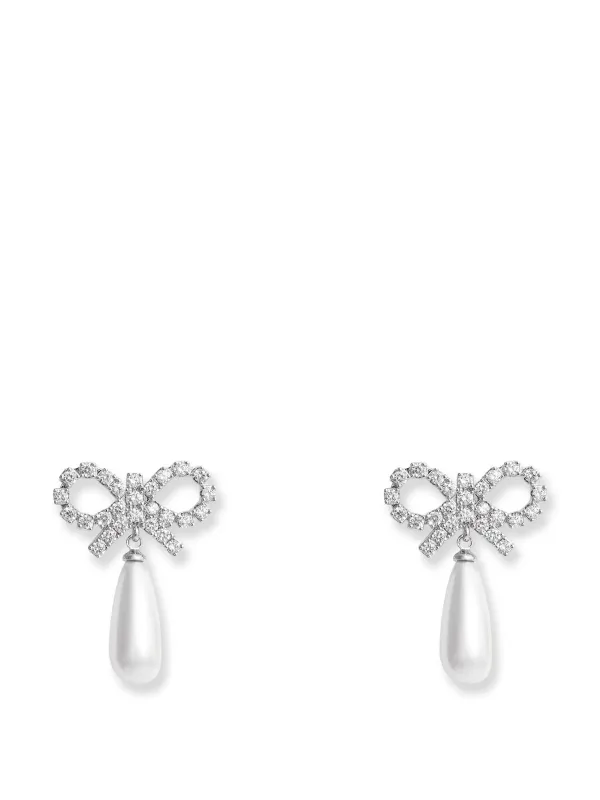 Silver Brass Earrings sold by Wanan Luxury