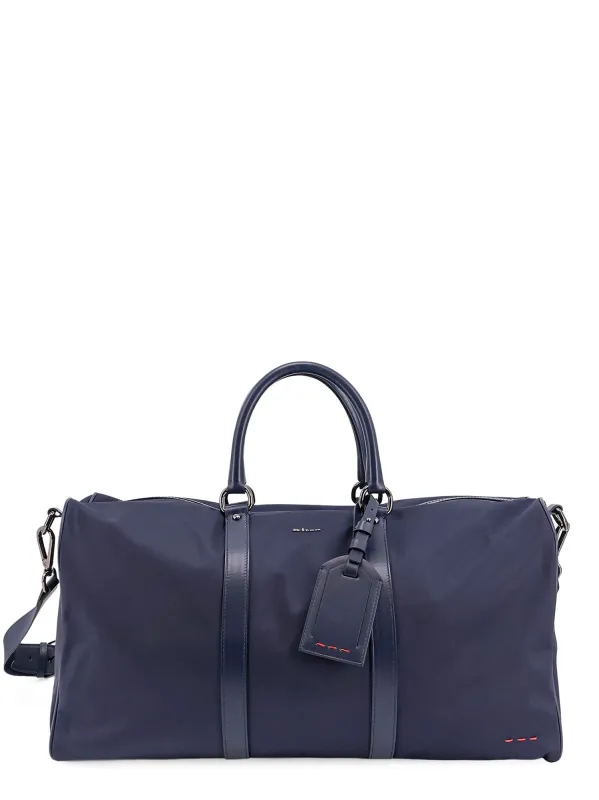 Nylon Duffel Bag With Leather Inserts sold by Wanan Luxury