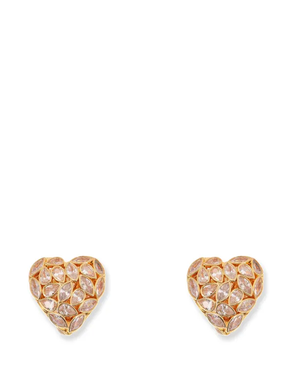 Gold Brass Earrings sold by Wanan Luxury