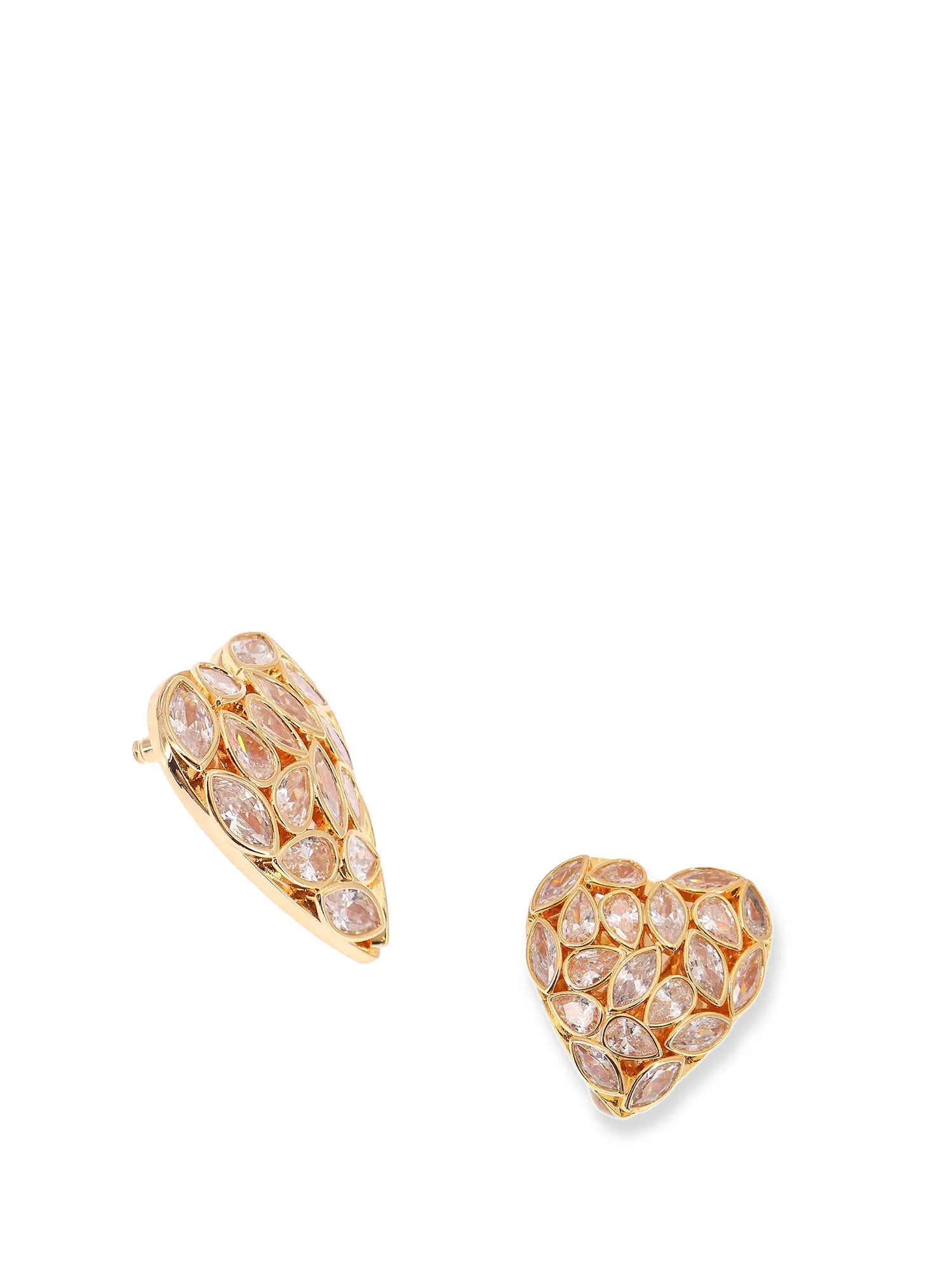 Gold Brass Earrings sold by Wanan Luxury product image thumbnail 2